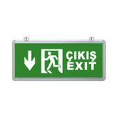 Maxled MX-7006 Aşağı Çift Yönlü Acil Çıkış Armatürü thumbnail 1