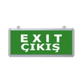 Maxled MX-7004 Çıkış Çift Yönlü Acil Çıkış Armatürü thumbnail 1