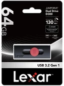Lexar 64gb Usb Typec D300 100MB/s USB3.2 Flash Bellek - 3