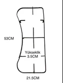 Set Üstü Ocak Izgarası 53Cm-21.5Cm-3.5Cm - 1