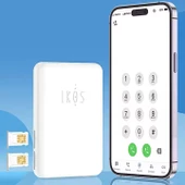 Apple iPad iPod iOS Bluetooth Çift SIM Adaptörü Telefon Aramaları Veri İnternet ve SMS IKOS K6 Çift Sim - 2