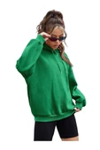 Unisex Its Okey Baskılı Oversize Kapüşonlu Sweatshirt - 3