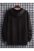 Unisex Dream Baskılı Oversize Kapüşonlu Sweatshirt - 8