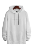 Unisex Dream Baskılı Oversize Kapüşonlu Sweatshirt - 3