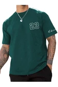 Erkek Chicago Baskılı Oversize T-shirt - 6