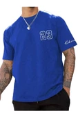 Erkek Chicago Baskılı Oversize T-shirt - 4
