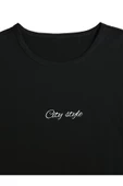 Erkek  City Baskılı Oversize T-shirt - 5