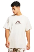 Erkek Bej Monte Carlo Baskılı Oversize Tshirt - 1
