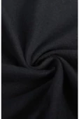 Erkek Siyah Çizgi Tavşan Baskılı Oversize T-shirt - 2