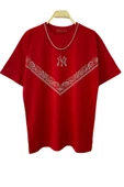 Erkek NY Baskılı T-Shirt - 4