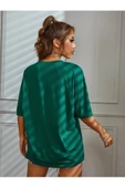 Kadın Malibu Baskılı Oversize T-Shirt - 7