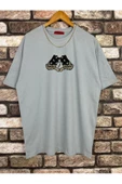 Erkek El Detay Baskılı Oversize Tshirt - 8