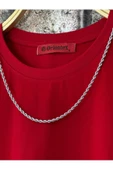Erkek LA Baskılı Oversize Tshirt - 9