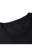 Erkek 3'lü Sırt Baskılı Oversize T-shirt - 6