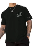 Erkek Chicago Baskılı Oversize T-shirt - 5