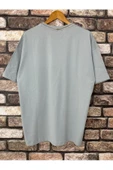 Erkek El Detay Baskılı Oversize Tshirt - 10