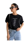 Unisex Optimistic Baskılı Oversize Tshirt - 2