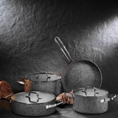 Brioni Stone-H 7 Parça Tencere Seti SH11101 - 1