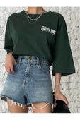 Unisex Limited Time Baskılı Oversize T-shirt - 10