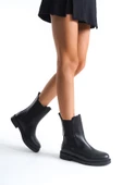 Taipei Tam Kalıp Rahat Taban Kadın Siyah Bot thumbnail 1