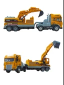 Metal Kasalı Işıklı-Sesli Kamyon Taşıyıcılı Kepçe ile İnşaat Maceraları Başlasın! - 1