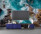 Deniz Kayalık Manzaralı Duvar Kağıdı Baskı thumbnail 3