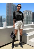 Unisex Effect Baskılı Oversize T-shirt - 6