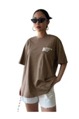 Unisex Effect Baskılı Oversize T-shirt - 2