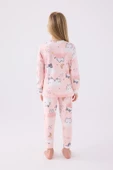 Rolypoly Kız Çocuk Pembe Pijama Takım 3460 - 3