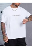 Unisex Dreamer Baskılı Oversize T-shirt - 9