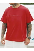 Unisex Dreamer Baskılı Oversize T-shirt - 5