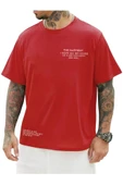 Unisex Happiest Baskılı Oversize T-shirt - 3