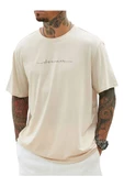 Unisex Dreamer Baskılı Oversize T-shirt - 1