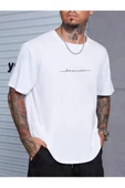 Unisex Dreamer Baskılı Oversize T-shirt - 8
