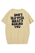 Unisex Don't Sırt Baskılı Oversize T-shirt - 3