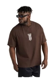 Unisex Japan Baskılı Oversize T-shirt - 4