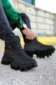 Big King Siyah Dozer Taban Unisex Günlük Spor Bot - 2