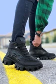 Big King Siyah Dozer Taban Unisex Günlük Spor Bot - 3