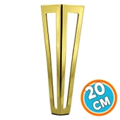 Mobilya Koltuk Baza Sehpa Kanepe Masa Ayağı Metal Ayak 20 Cm Altın thumbnail 1