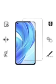 TechnoGuru Sony Xperia XA1 Ultra İçin Maxi Glass Ekran Koruyucu Kırılmaz Cam - 5