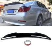 BMW 5.SERİ E60 UYUMLU PLASTİK PARLAK SİYAH PSM SPOİLER - 1