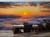 Bulut Gündoğumu Manzaralı Duvar Kağıdı Baskı thumbnail 4