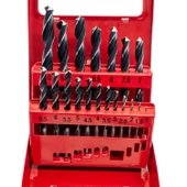 Matkap Ucu Set 19'lu Paket Metal Alüminyum Ahşap Plastik Çelik Delme Uç Seti Delik Açma Uçları thumbnail 3