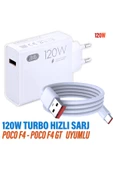 POCO F4 - POCO F4 GT Turbo Hızlı Şarj Aleti 120W Type-C HIZLI Şarj ve Kablosu thumbnail 1