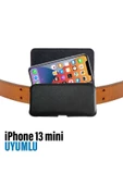 iPhone 13 Mini Kemer Kılıfı Bele Takılan Telefon Kılıfı - 1