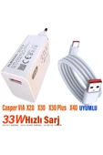 Casper VIA X20 X30 - X30 Plus X40  Uyumlu HIZLI Şarj ve Kablosu 33W Type C thumbnail 1