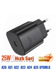 Samsung A23 Uyumlu Şarj Aleti Type-C 25W HIZLI Şarj - Tek Başlık Type C Şarj - 1