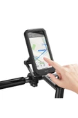 Motosiklet Scooter Telefon Tutucu Su Geçirmez Şarj Girişi Açık - 2