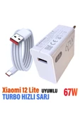 Xiaomi 12 Lite Uyumlu  Şarj Aleti ve 67W Turbo Hızlı thumbnail 1