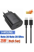 Samsung Note20 Notre 20 Ultra Şarj Aleti ve Kablosu 25W HIZLI Şarj Type C Kablo thumbnail 1